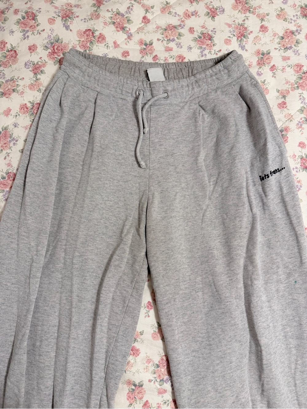 Urban Outfitters Light Gray Drawstring Sweatpants
